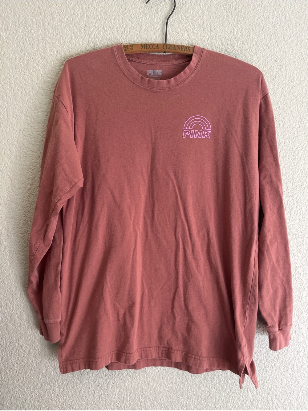 Victoria’s Secret Pink Rainbow Long Sleeve Women’s Size Small